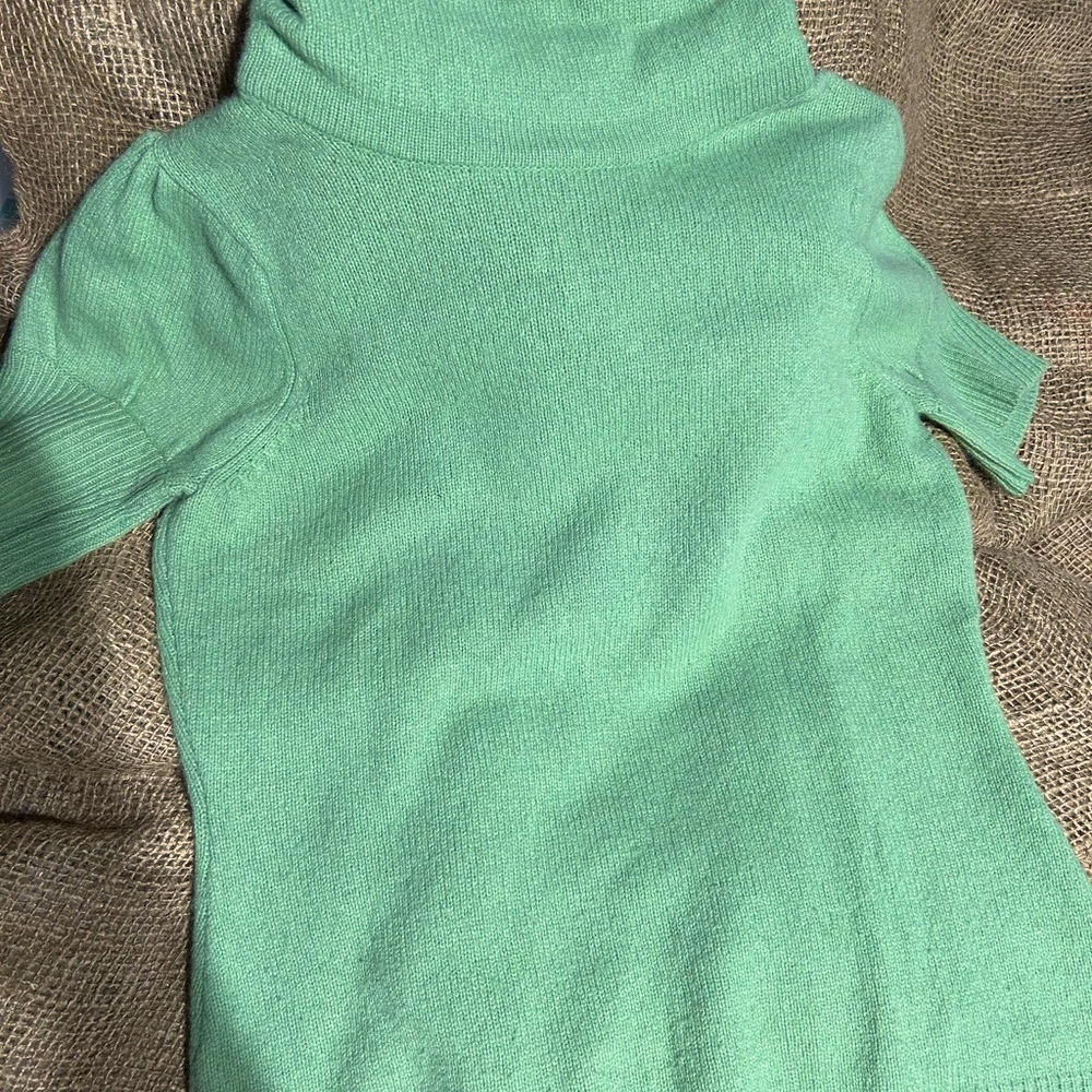 Sage Green Turtleneck Sweater